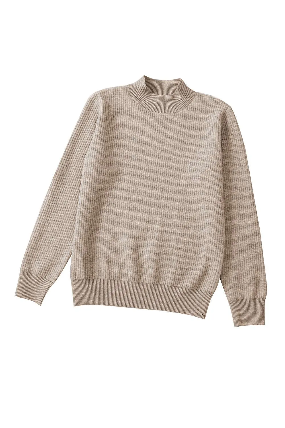 🔥 Thermal Lined Ribbed Knit Mock Neck Sweater: Because Who Doesn’t Want to Feel Cozy as Hell While Looking Like They Actually Have Their Life Together? 🔥