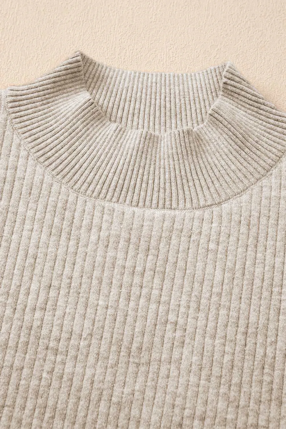 🔥 Thermal Lined Ribbed Knit Mock Neck Sweater: Because Who Doesn’t Want to Feel Cozy as Hell While Looking Like They Actually Have Their Life Together? 🔥