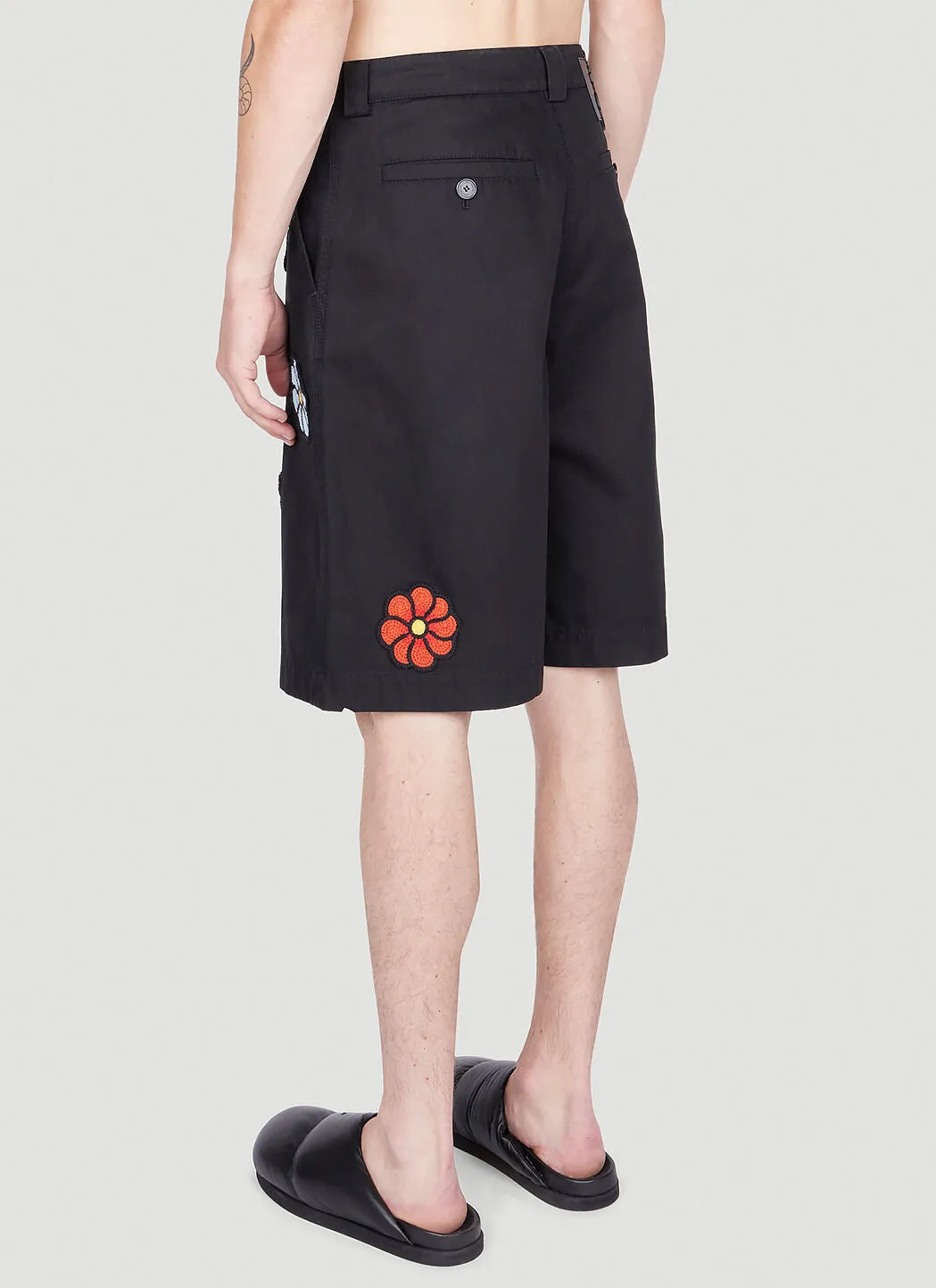 1 Moncler Jw Anderson Men Floral Bermuda Shorts