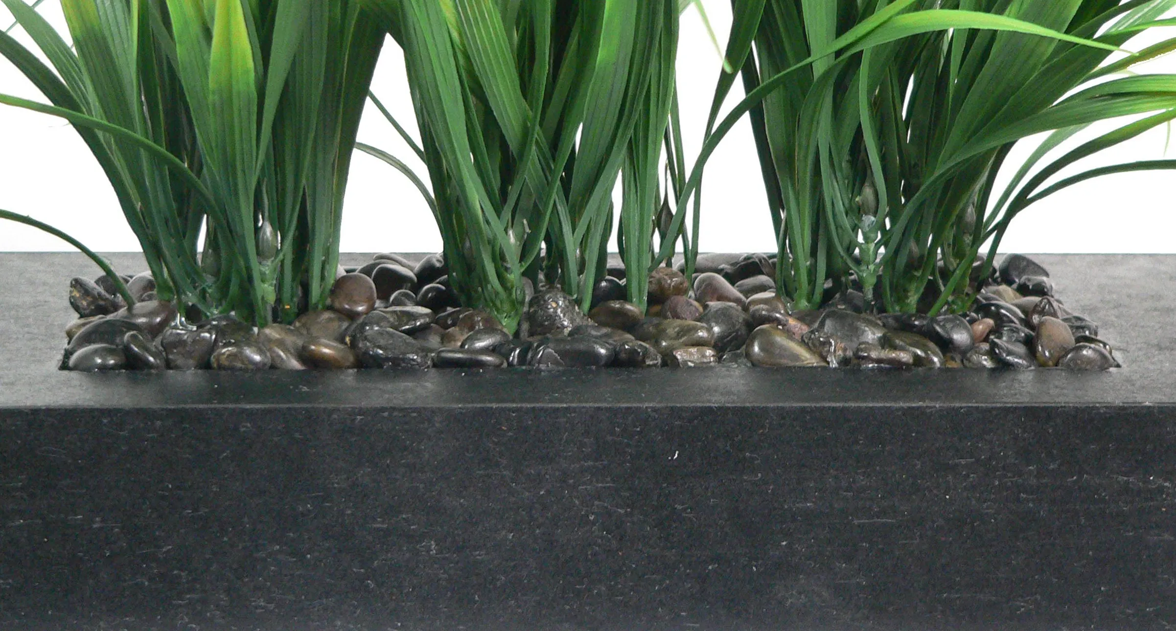 14" Faux Grass in Rectangular Wood-Like Planter by Vintage Home
