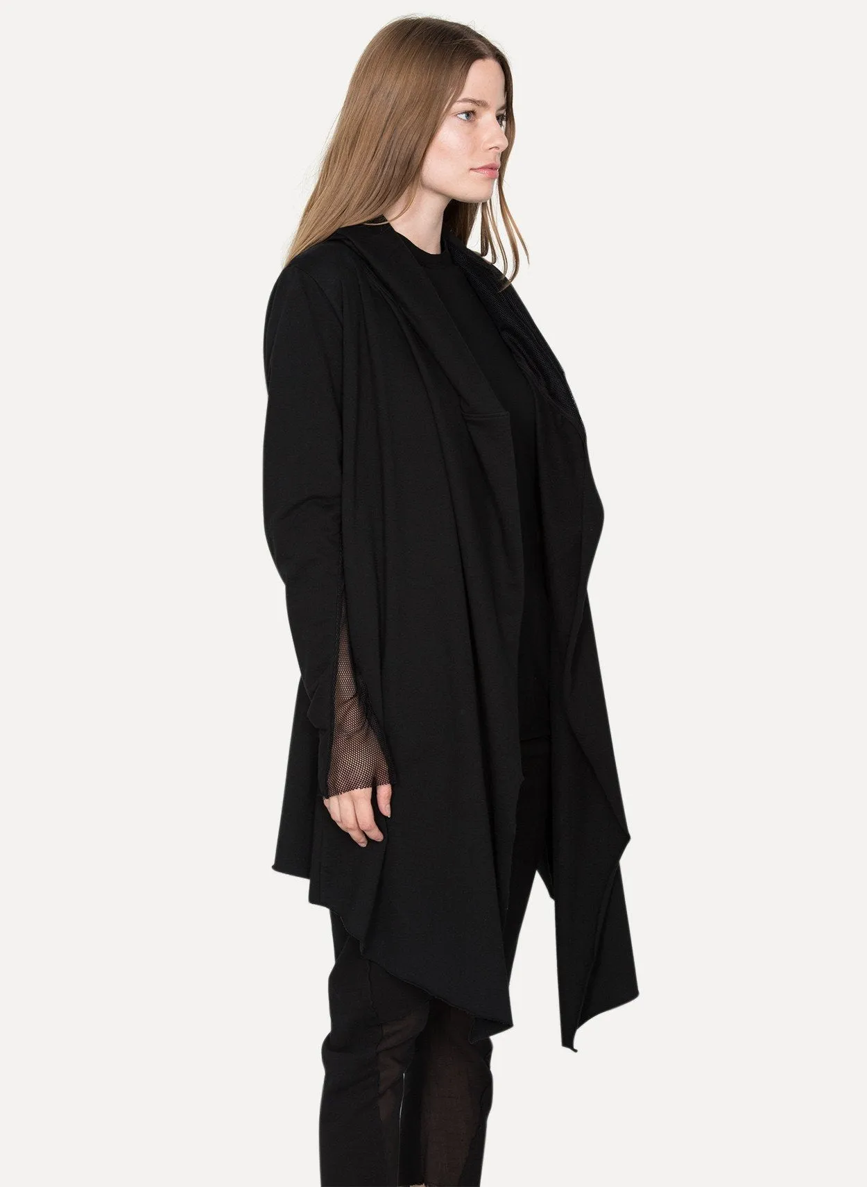 16.330.216 Tulle Insert Cardigan