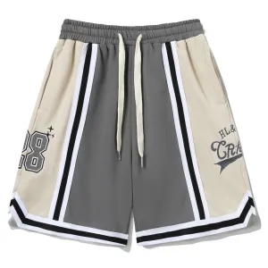 1984® - Color Matching Letter Embroidery Shorts
