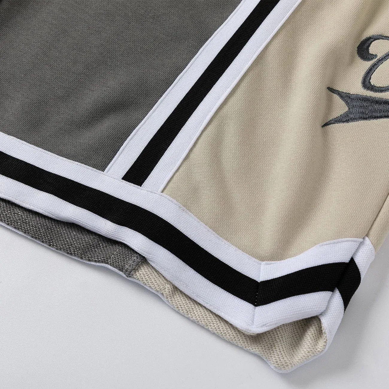 1984® - Color Matching Letter Embroidery Shorts