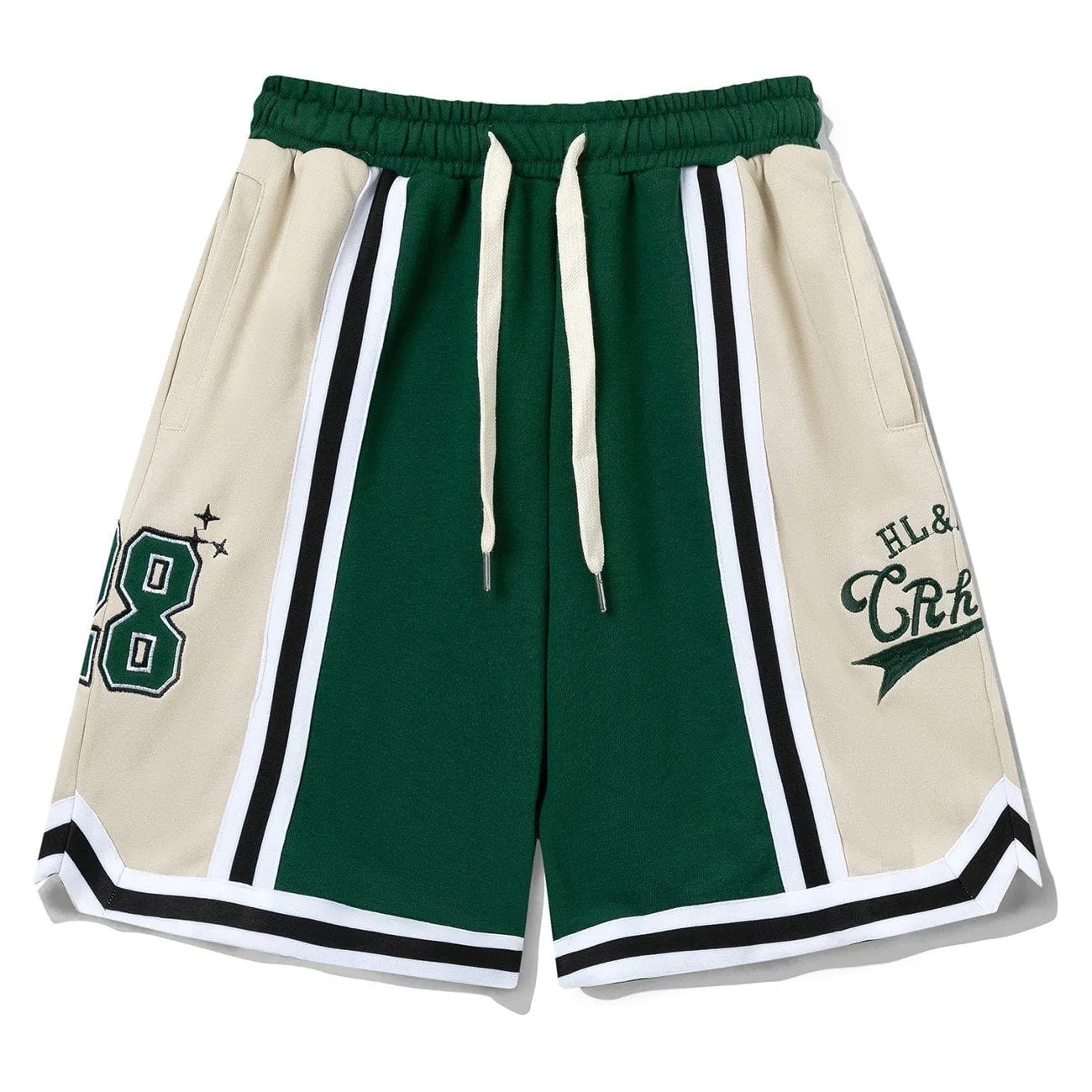 1984® - Color Matching Letter Embroidery Shorts