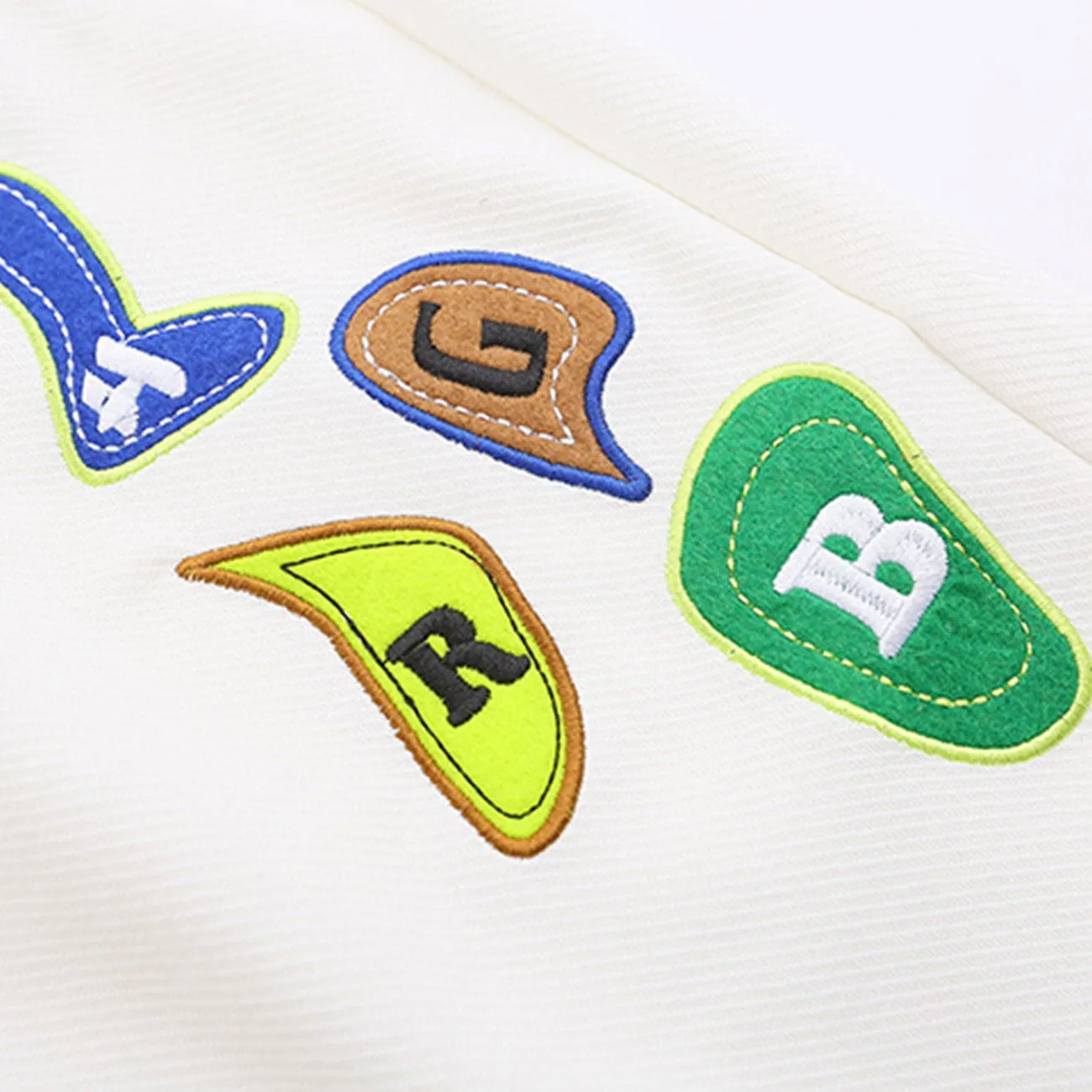 1984® - Letter Embroidery Solid Color Shorts