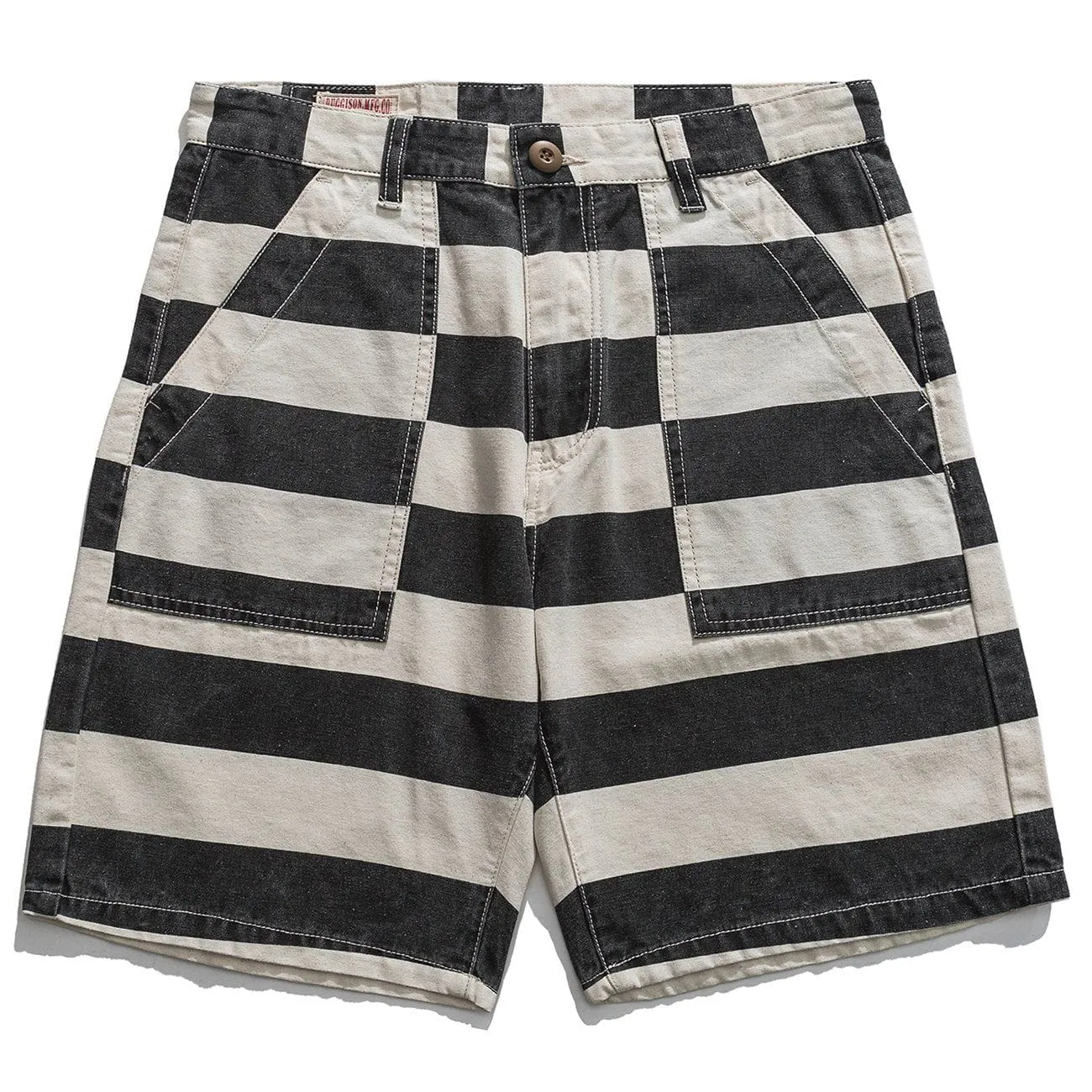1984® - Striped Workwear Casual Shorts
