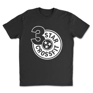 3 Star CrossFit One Color Mens - T-Shirt