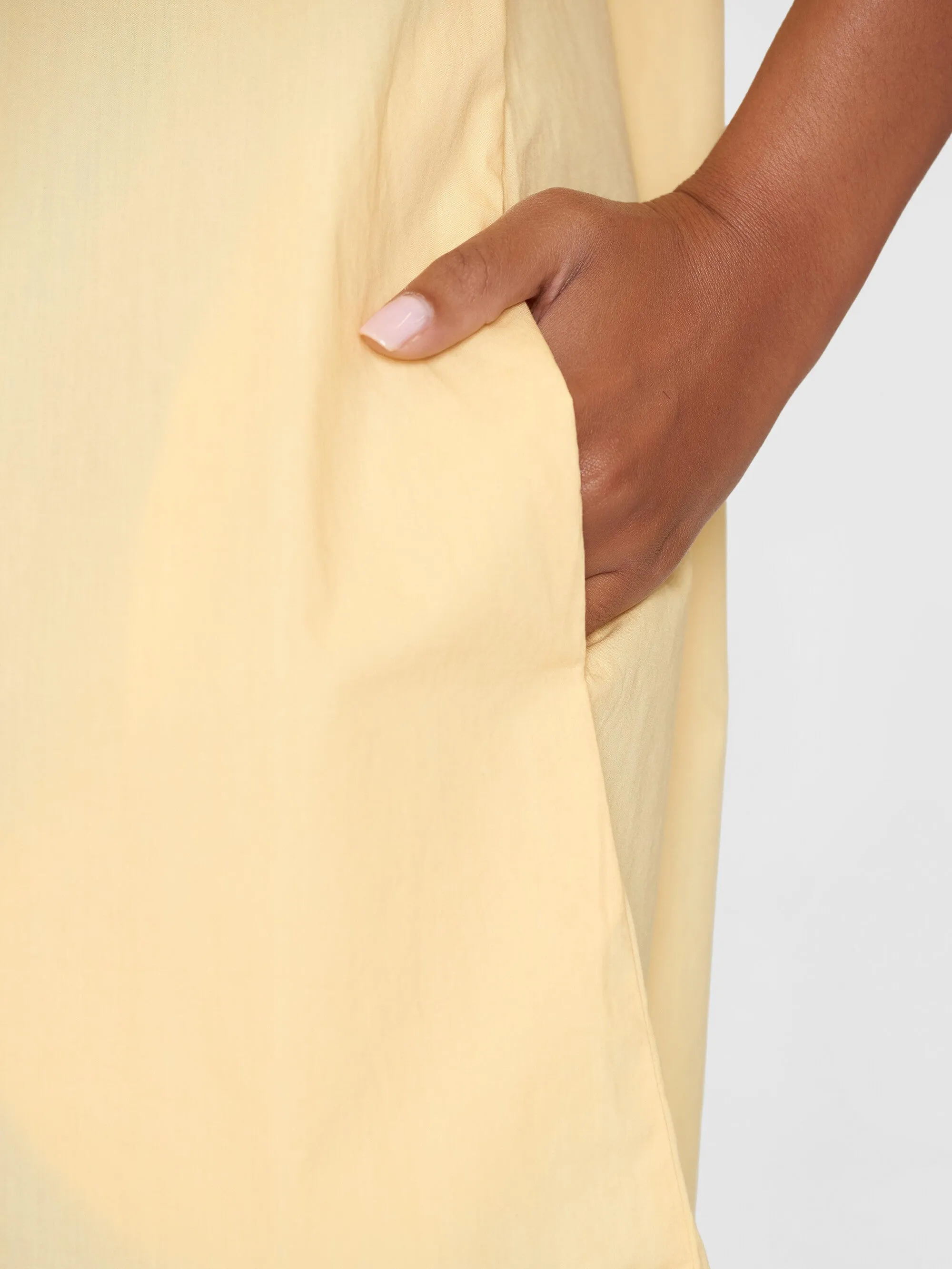 A-shape short sleeved poplin shirt dress - GOTS/Vegan - Impala