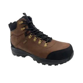 AdTec Men 6" Work Hiker waterproof Tumble Leather Brown