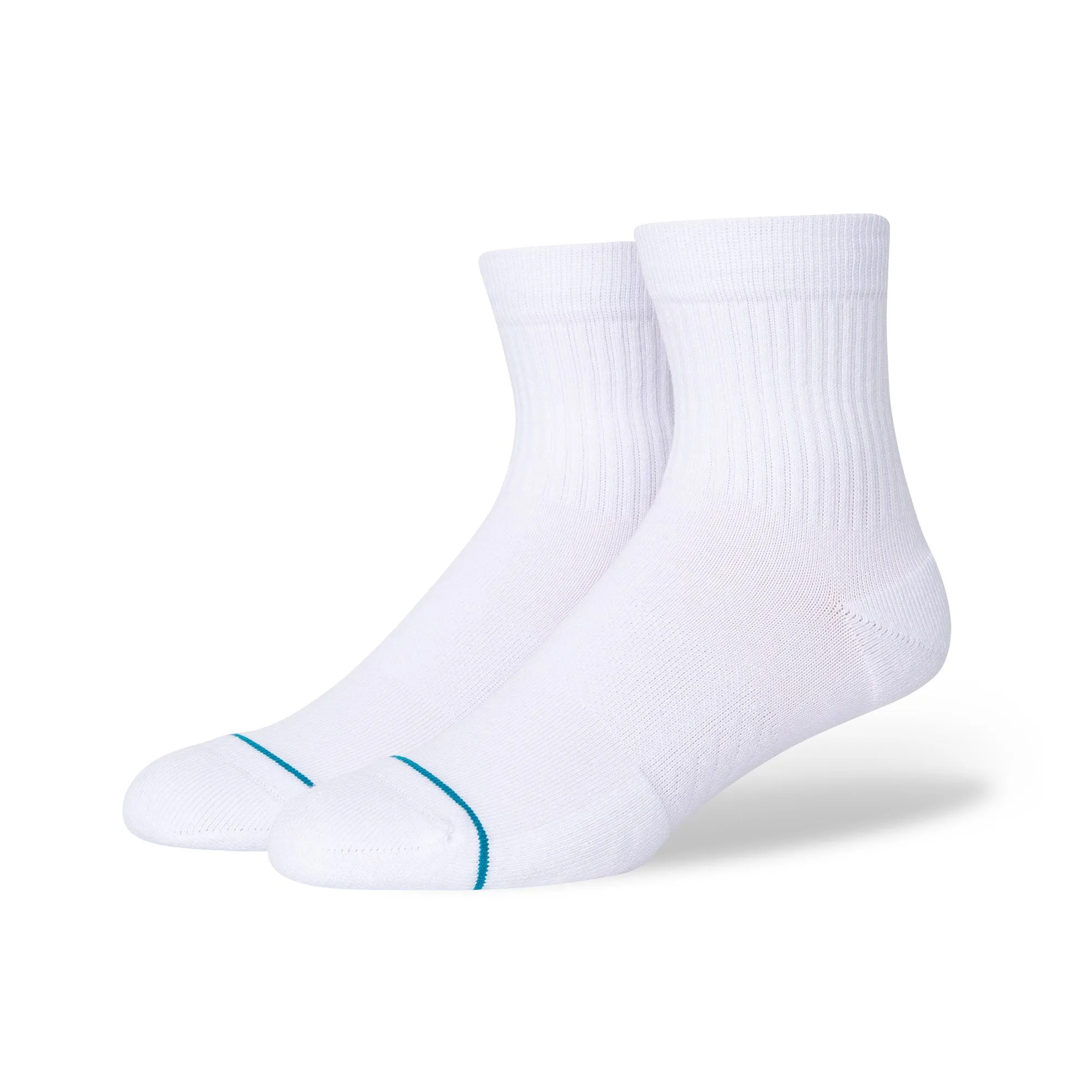 Adult Quarter Socks - Icon Quarter 3 Pack - White