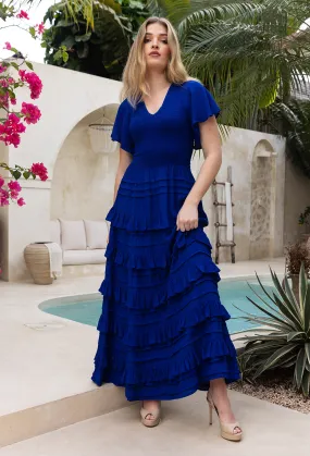 Alanna V-neck Maxi Dress