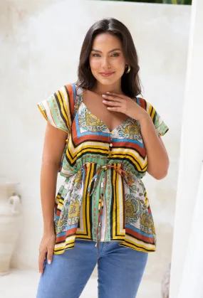 Aliana Frill Top