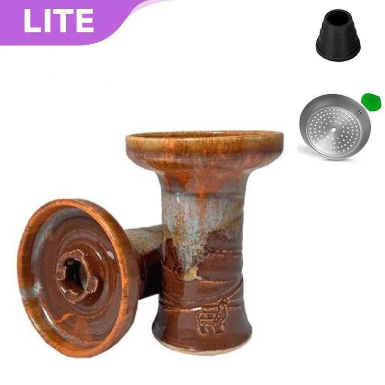 Alpaca Rook Hookah Bowl - Burnt Earth