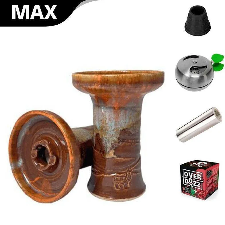 Alpaca Rook Hookah Bowl - Burnt Earth