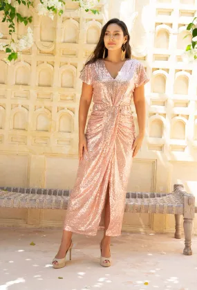 Anastasia Maxi Dress Short Sleeve