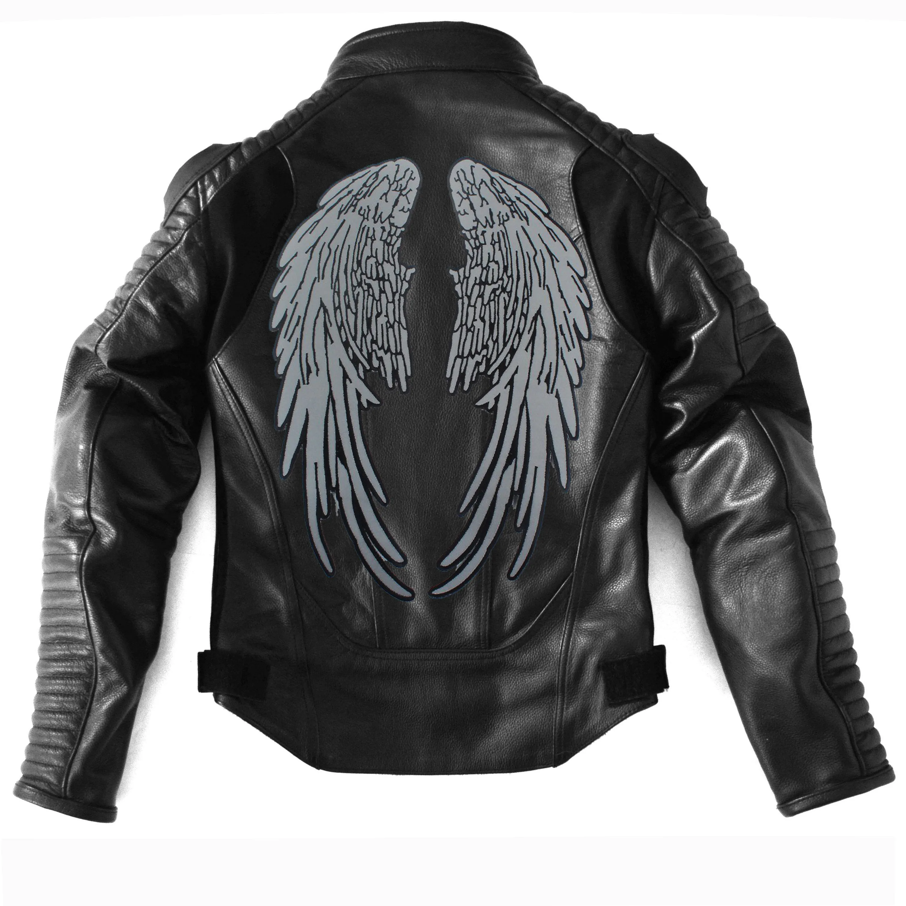 Angel Wings Reflective Iron On/Sew On Embroidered Patch