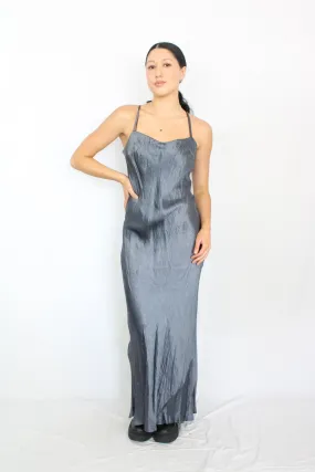 Annah Stretton - Vintage Silver Slip Dress Annah Stretton - Vintage Silver Slip Dress