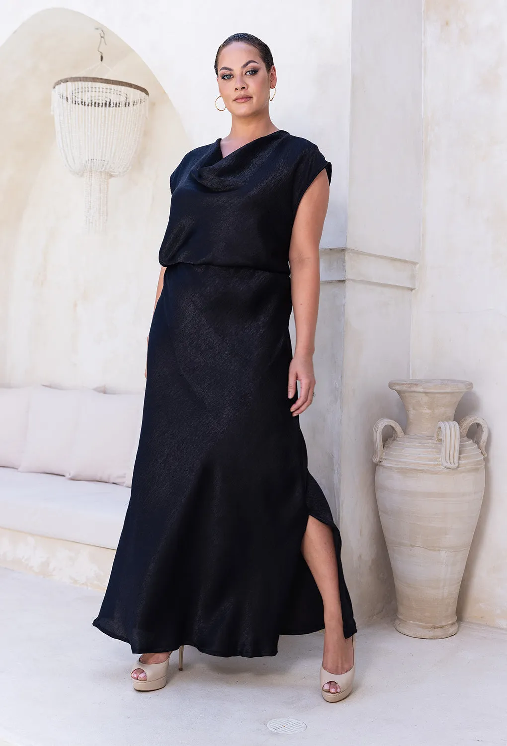 Annie Cowl Maxi Dress