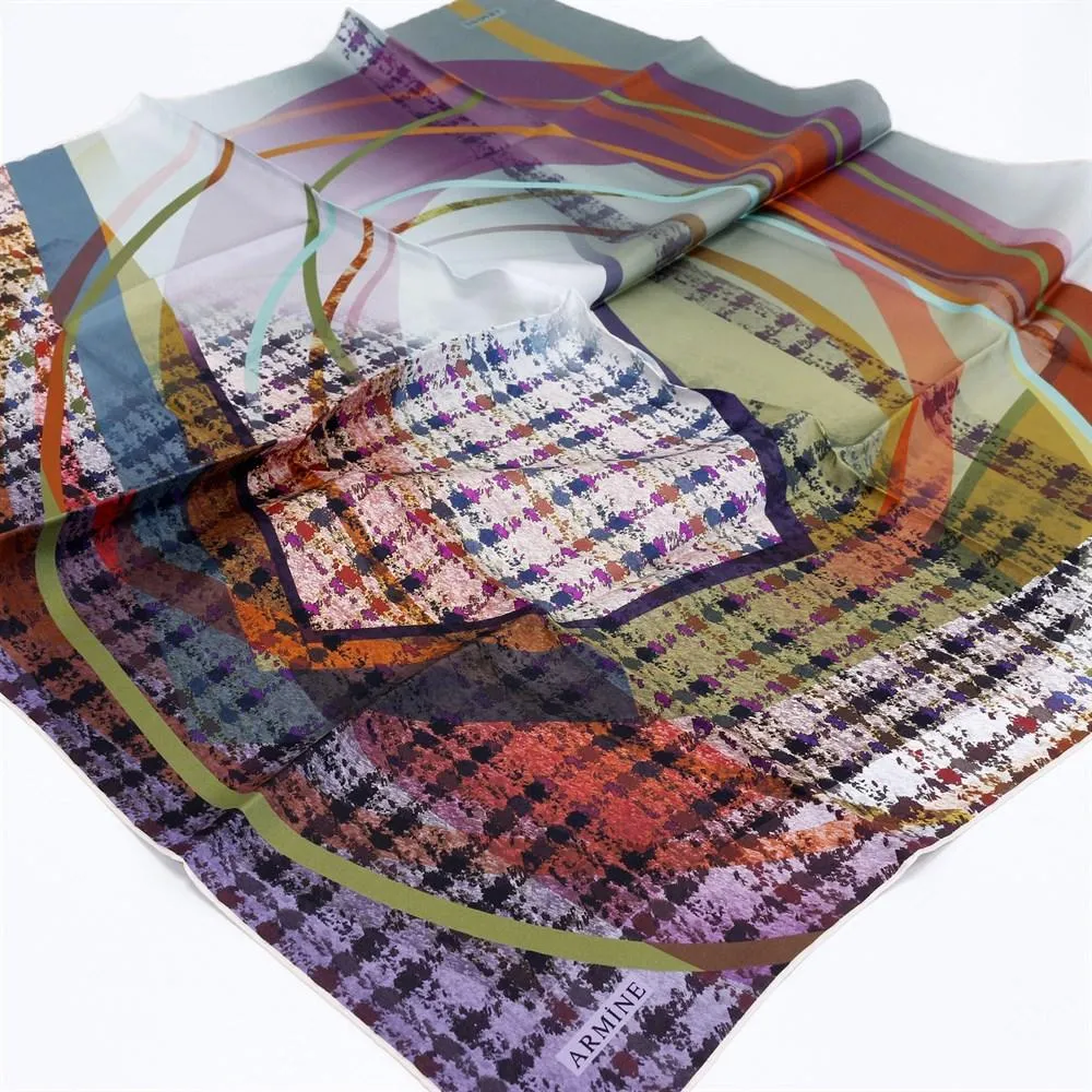 Armine Nevada Silk Twill Scarf No. 7