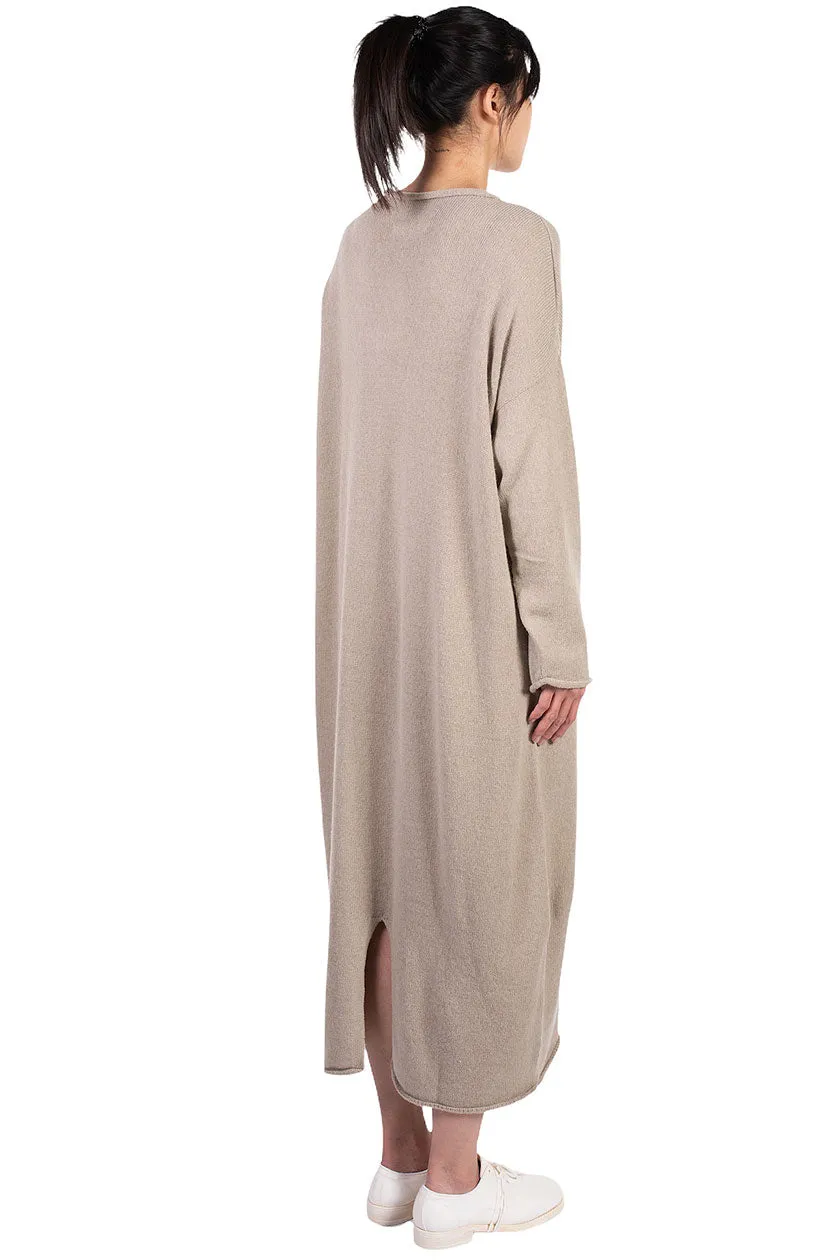 Baby Alpaca Roll Neck Dress