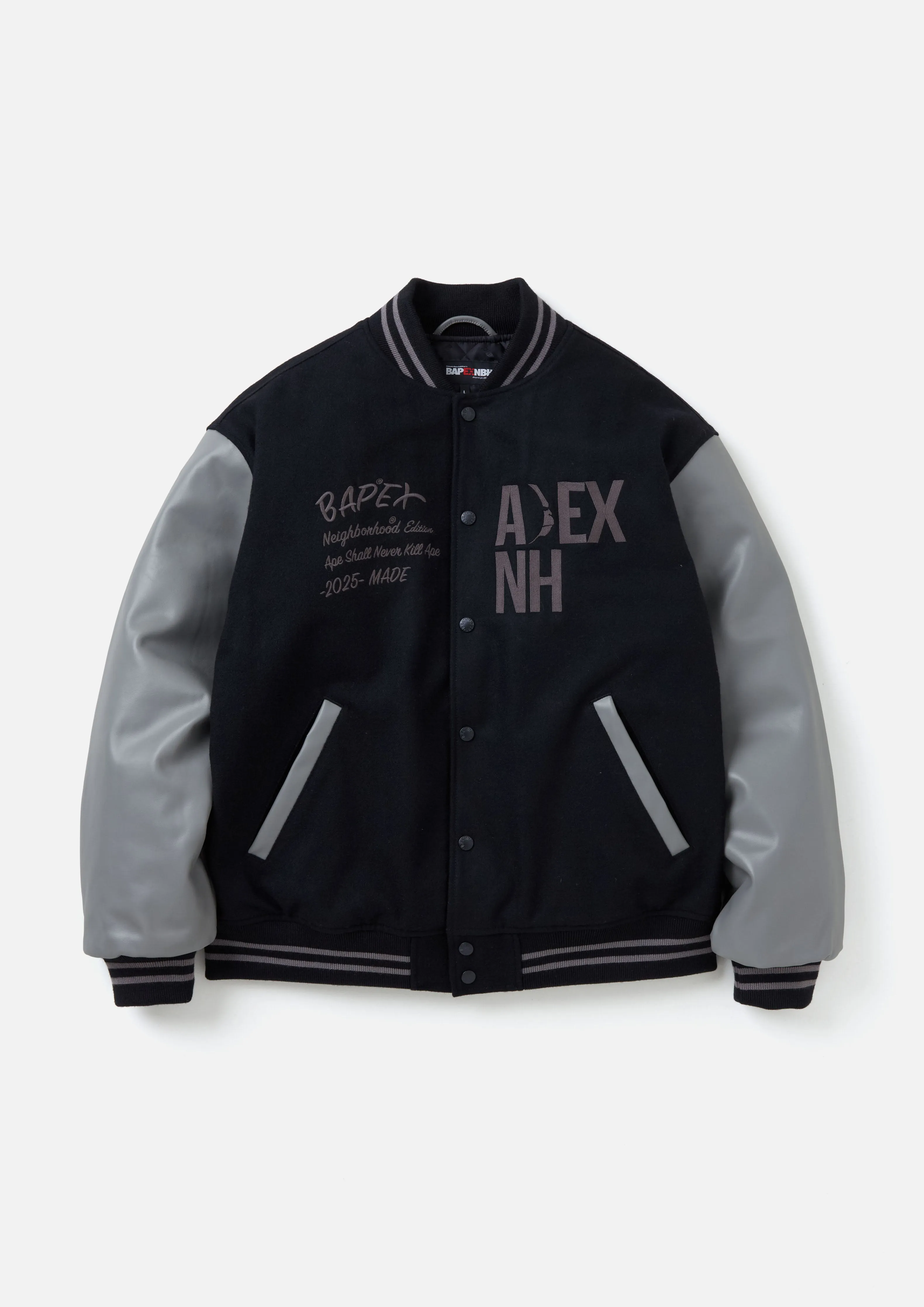 BAPE X NBHD - VARSITY JACKET_NH ver