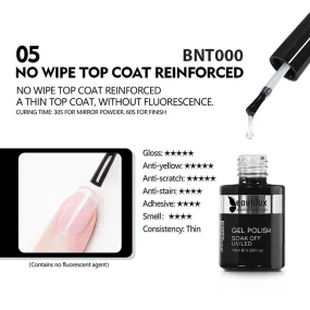 Beautilux Top Coat Soak-off Gel UV LED10ml