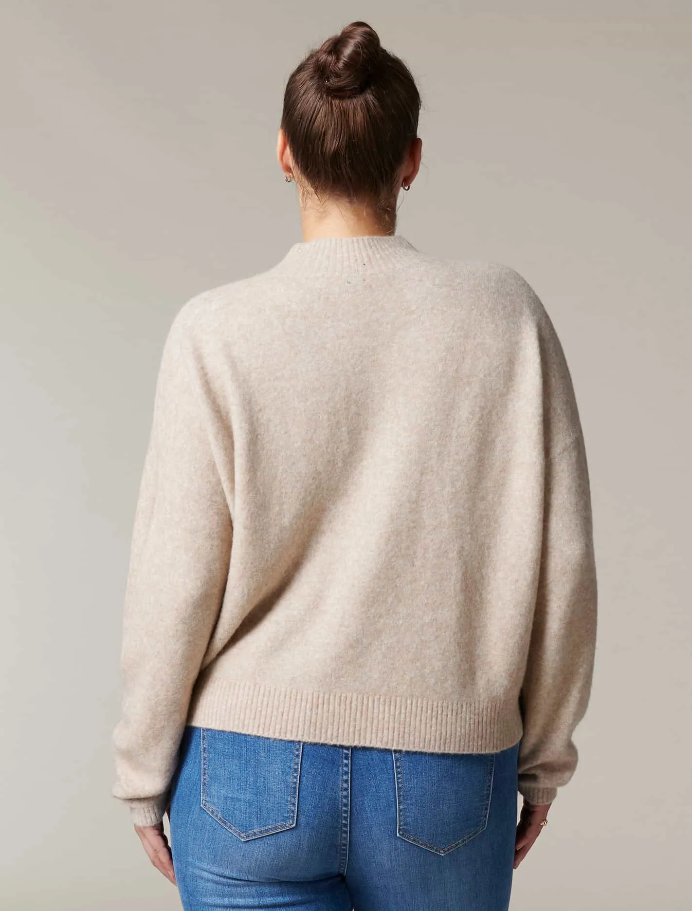 Bertie Curve Tie Front Knit Jumper