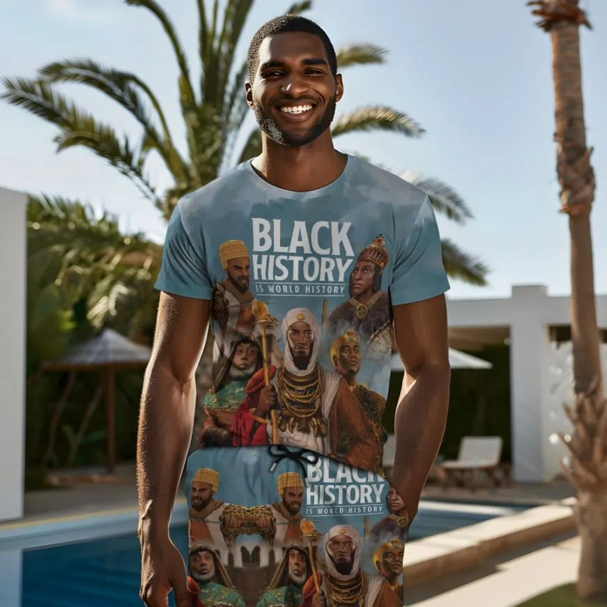 Black History Is World History T-shirt and Shorts Set