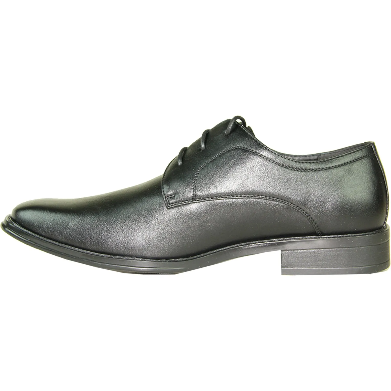 BRAVO Men Dress Shoe MILANO-4 Oxford Shoe Black