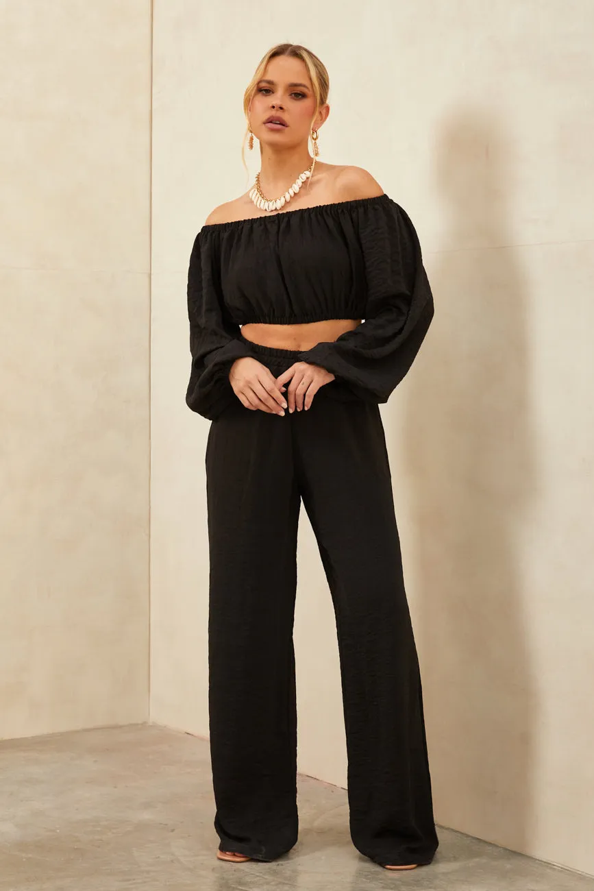 Cafe Sand Nassau Pants Black