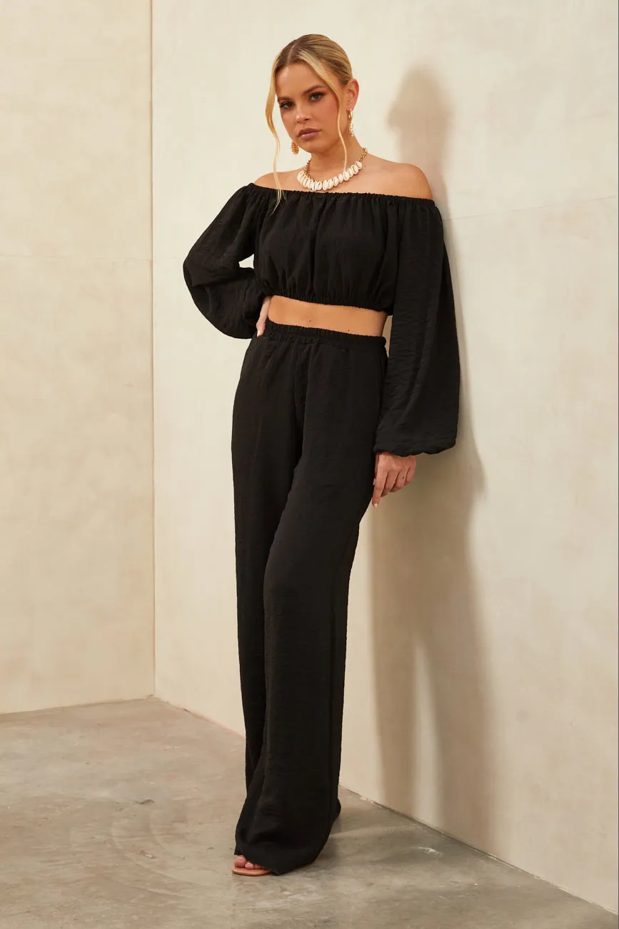 Cafe Sand Nassau Pants Black