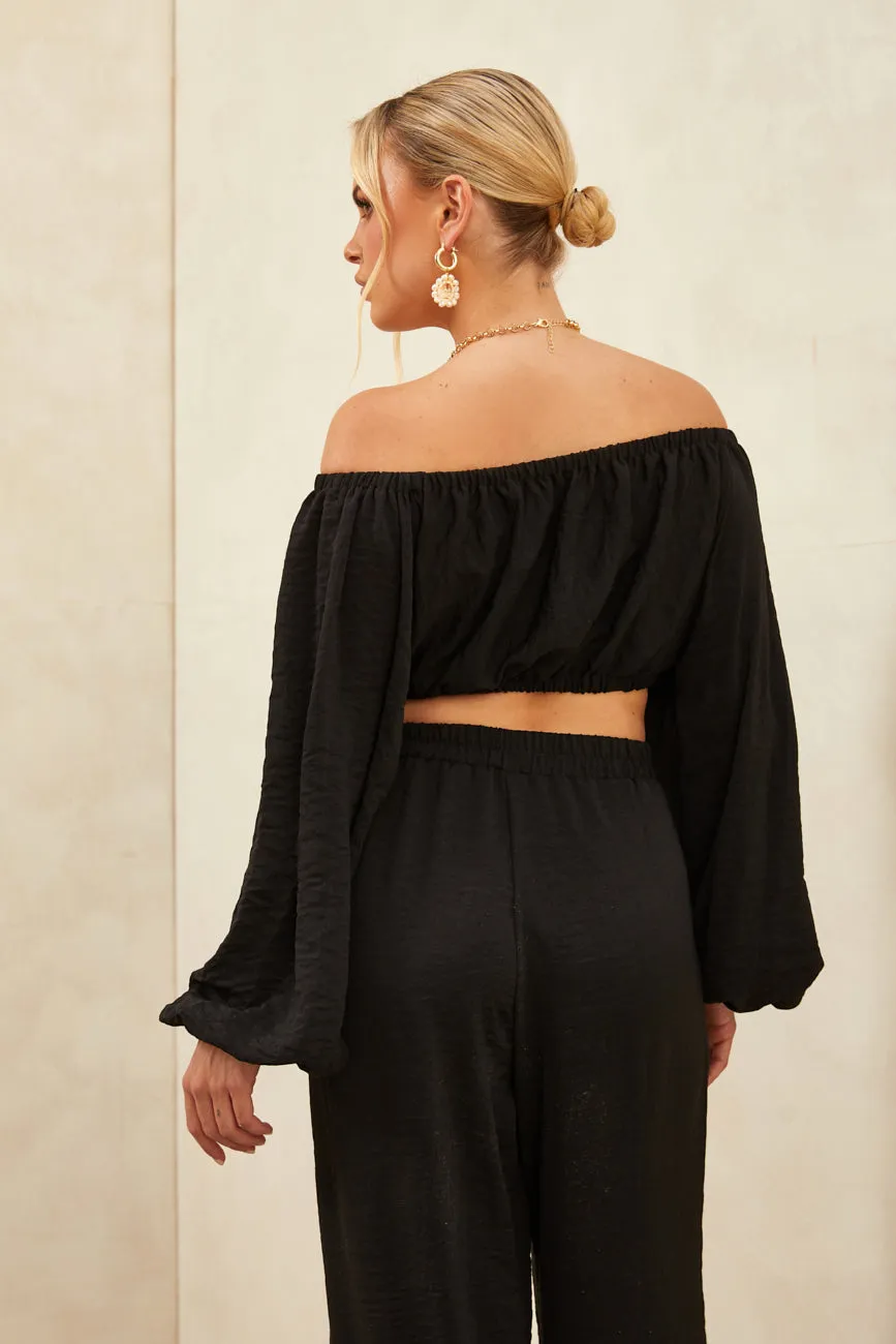 Cafe Sand Nassau Pants Black