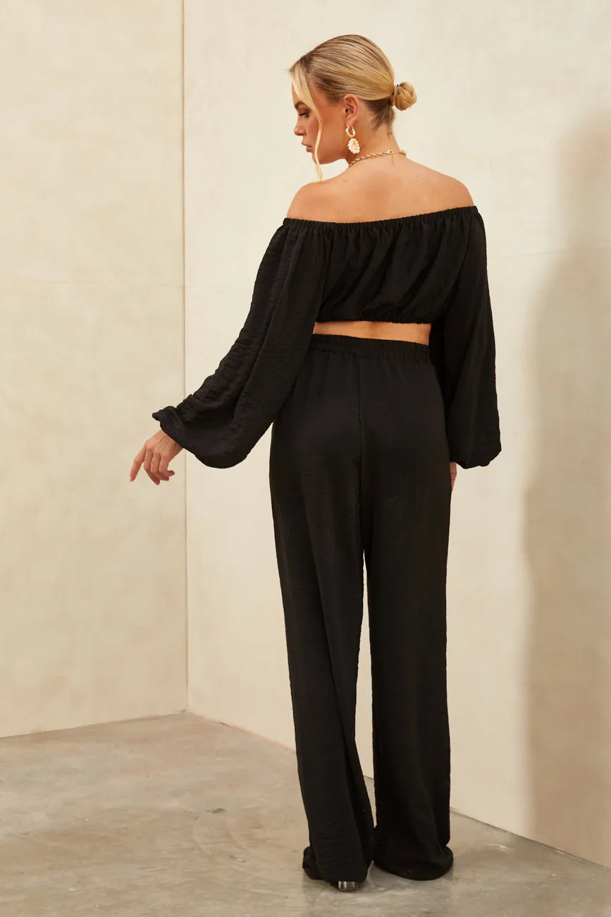 Cafe Sand Nassau Pants Black