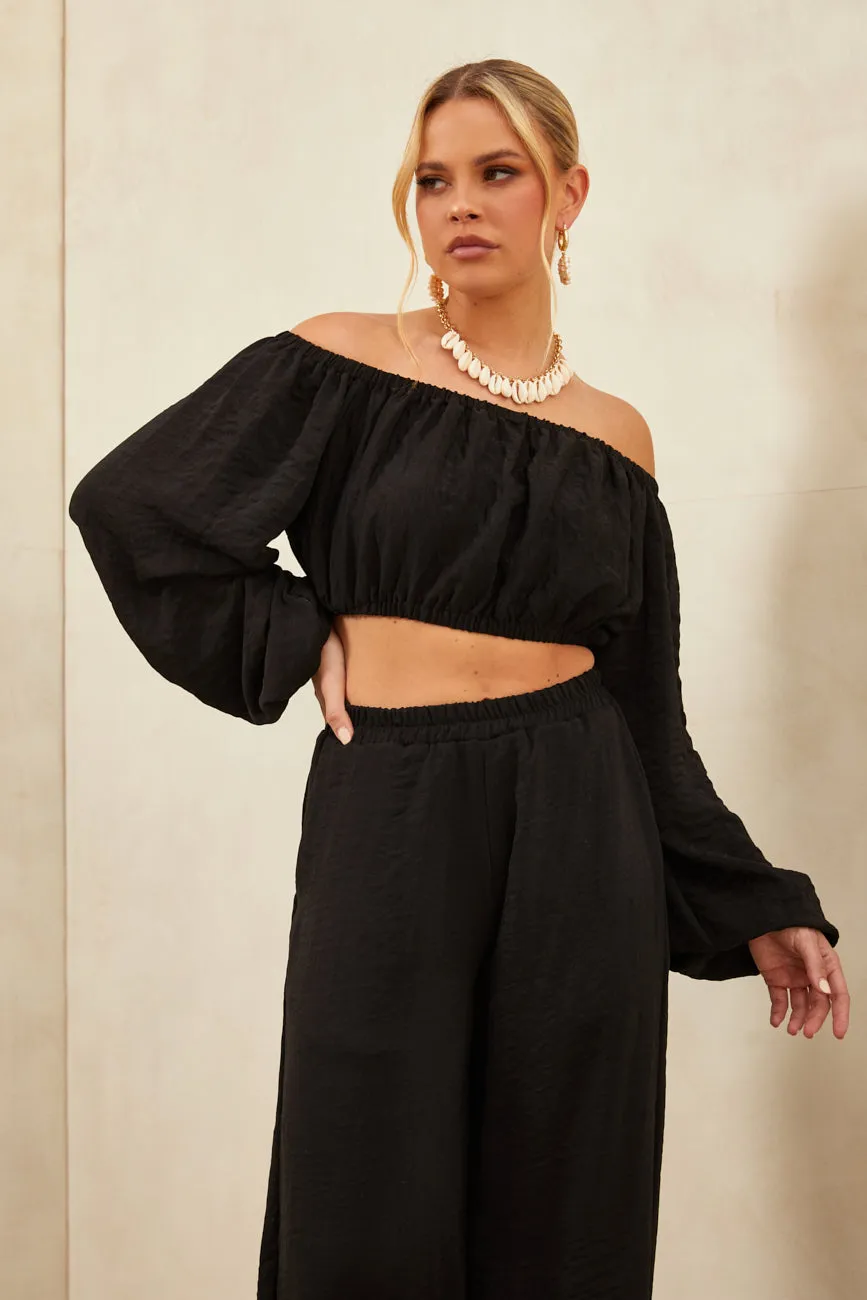 Cafe Sand Nassau Pants Black