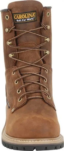 Carolina Men's - 8" ELM Distressed Waterproof Logger - Soft Toe