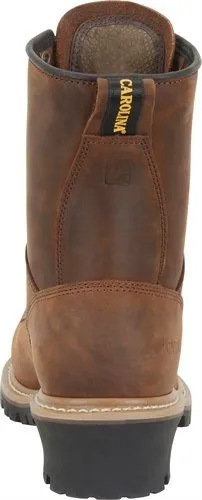 Carolina Men's - 8" ELM Distressed Waterproof Logger - Soft Toe