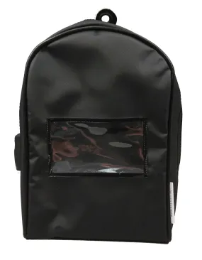 Cash bag - top open - black