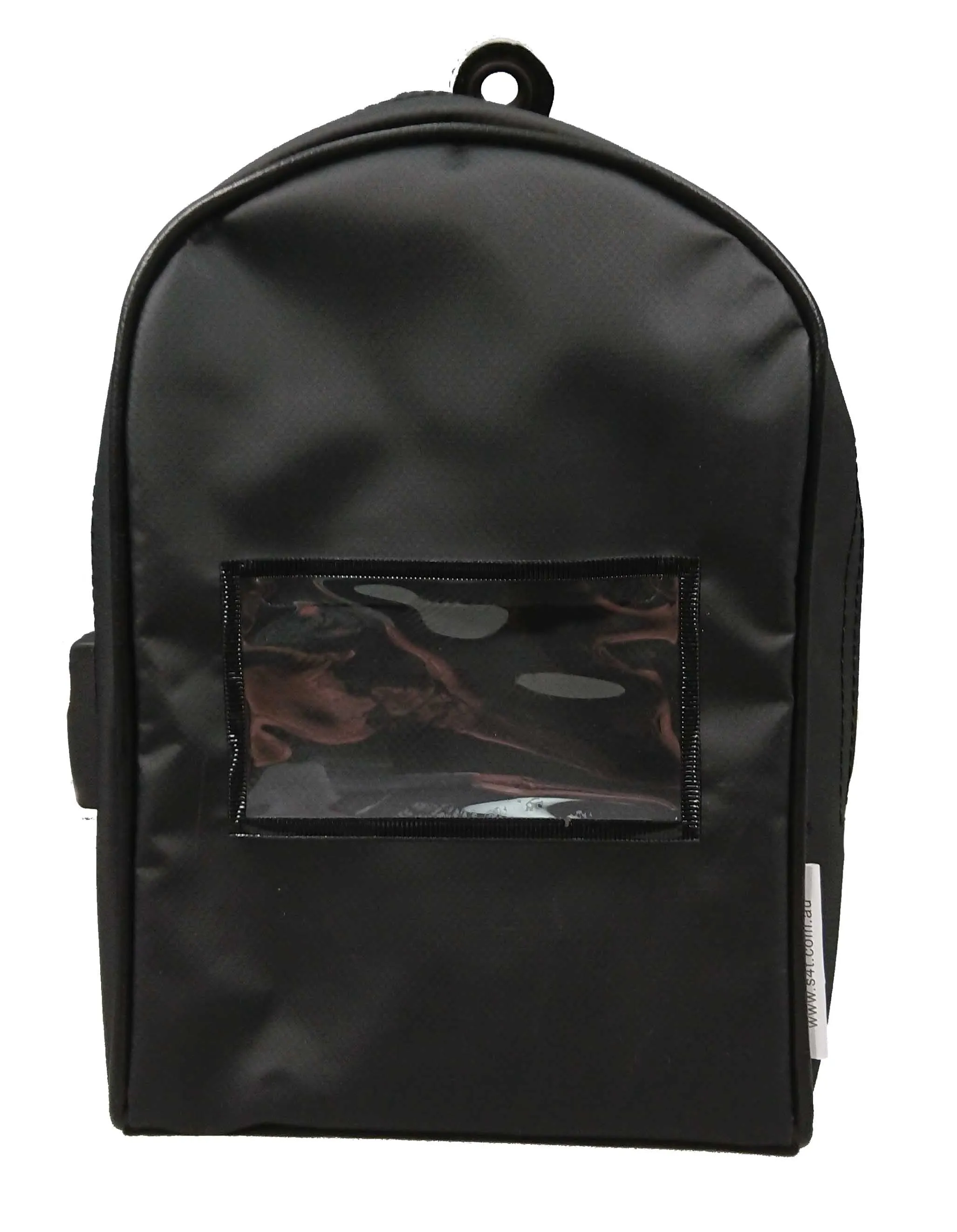 Cash bag - top open - black