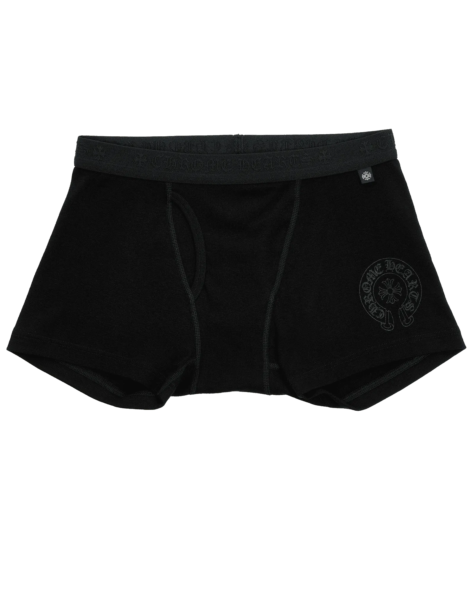 Chrome Hearts Horseshoe Boxer Brief Shorts Black / Black