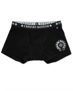 Chrome Hearts Horseshoe Boxer Brief Shorts Black / White