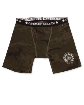 Chrome Hearts Horseshoe Long Boxer Brief Shorts Camo