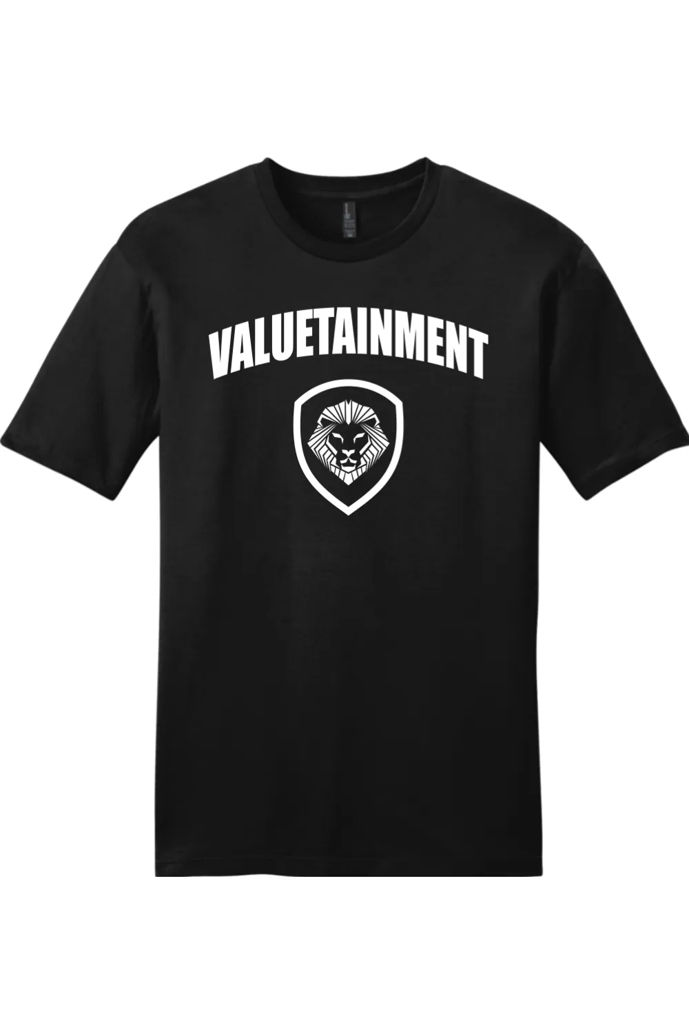 College Style Black/White Tee