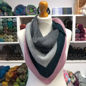 Colour Block Shawl Pattern