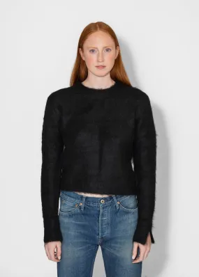 Cropped Sweater in Black