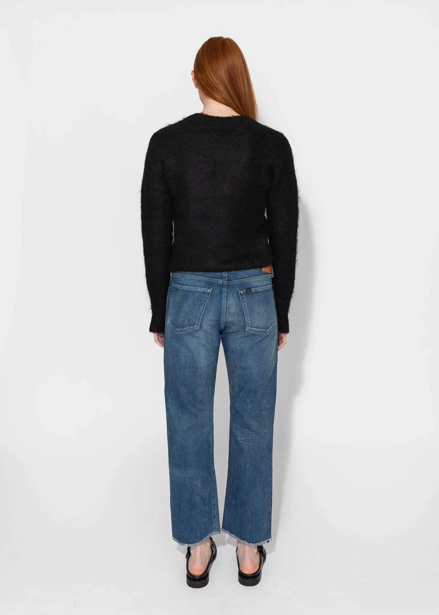 Cropped Sweater in Black
