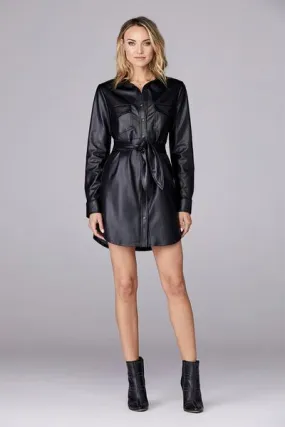 David Lerner - Shirt Dress in Black