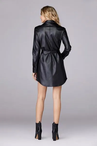 David Lerner - Shirt Dress in Black