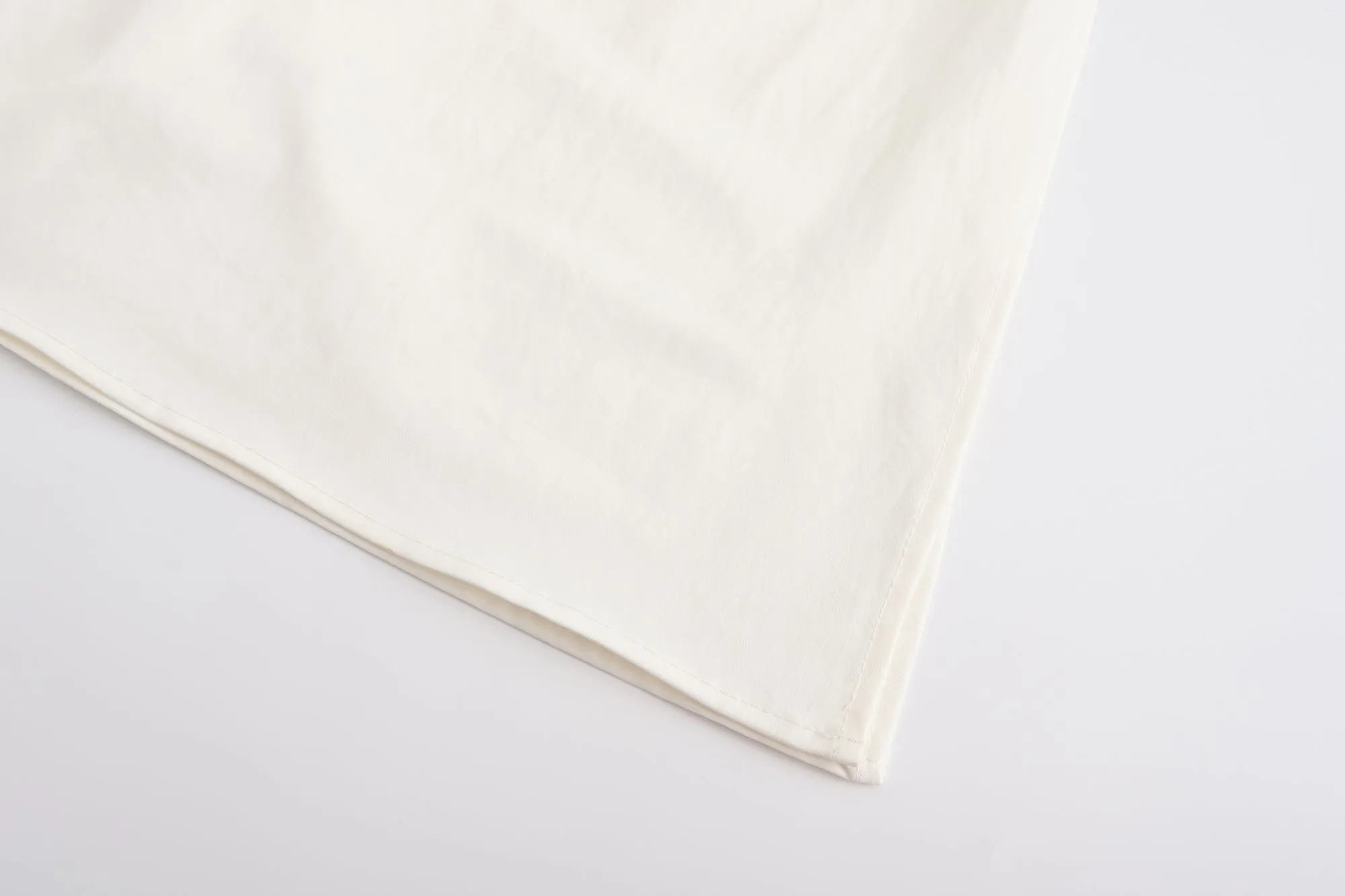 Detachable Hood Shirt Dress- White