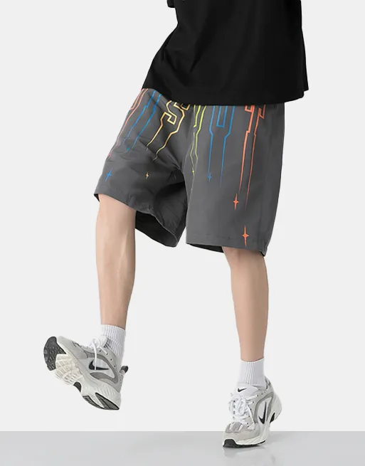 DISOUT Paint Dripping Shorts