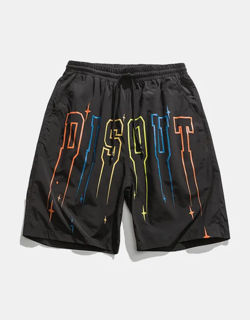 DISOUT Paint Dripping Shorts